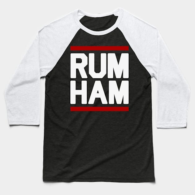 Rum Ham Baseball T-Shirt by joesboet